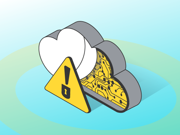 Image of an hourglass over a warning icon